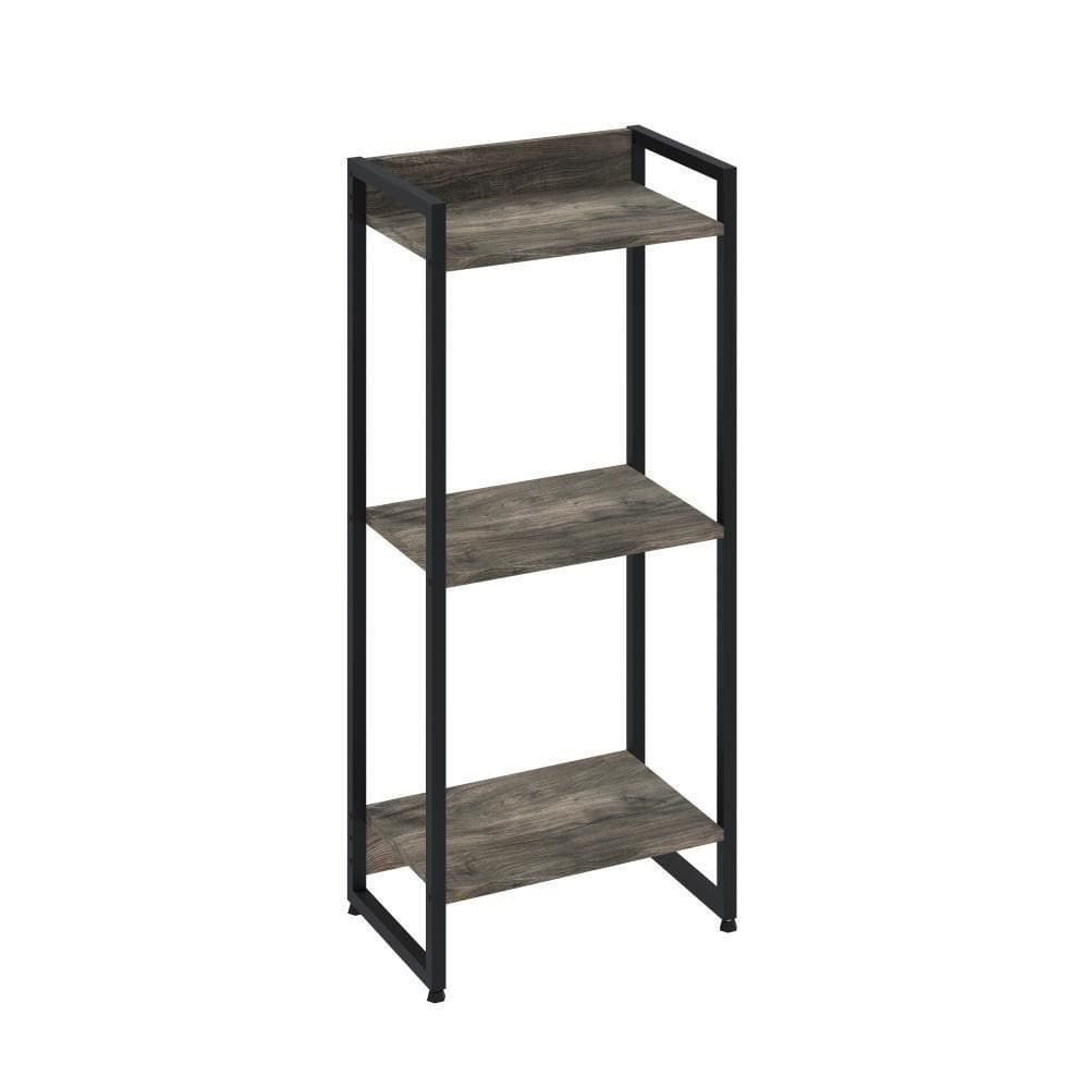 Estante Dynamica 45x30x104cm C/03 Prateleiras Carvalho Dark / Carvalho Dark /
