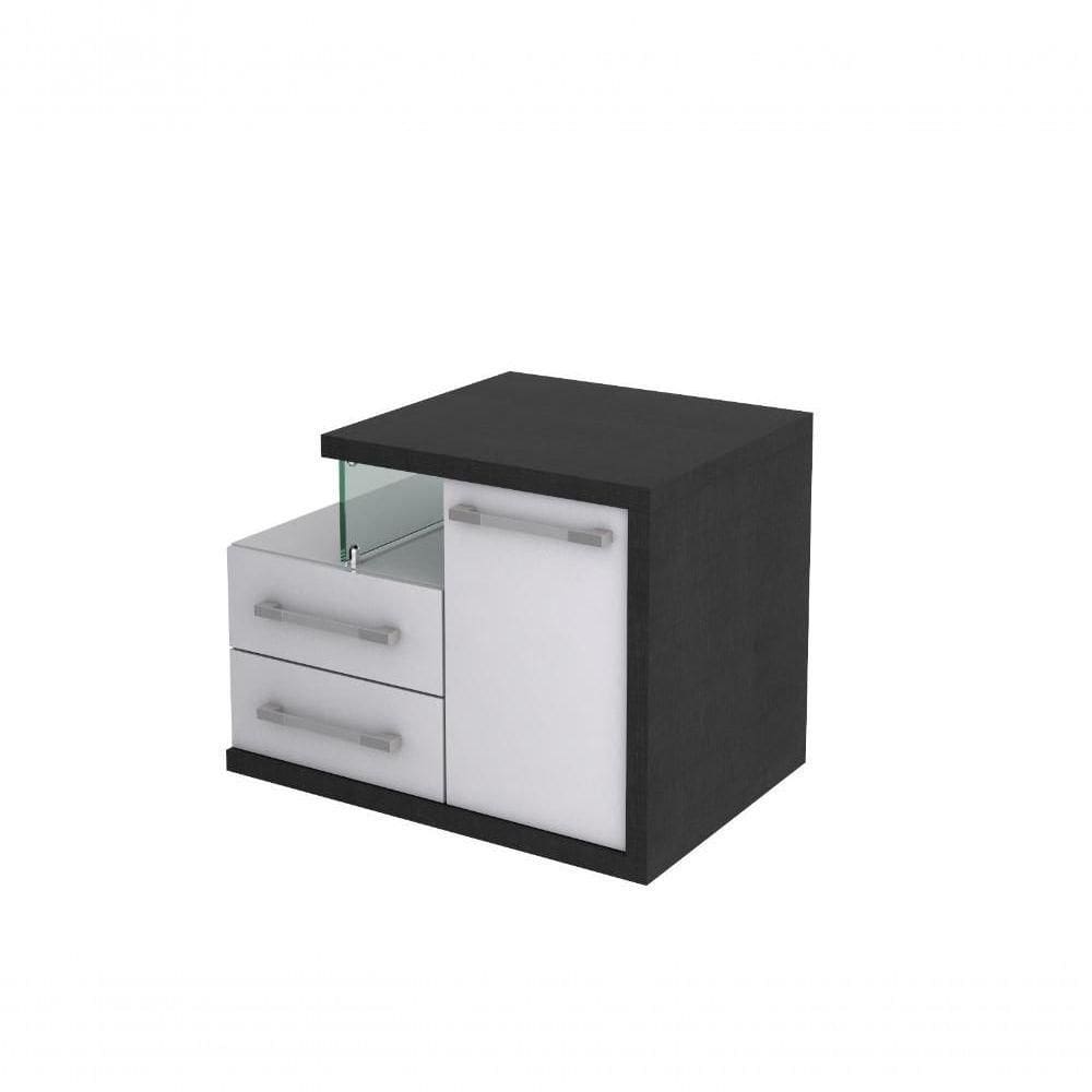 Gabinete Legno 650 (somente Balcão) Branco Chess C-preto ônix