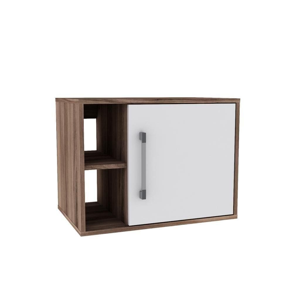 Gabinete Soft 600 Perffect Acetinado Nogal C-branco Chess