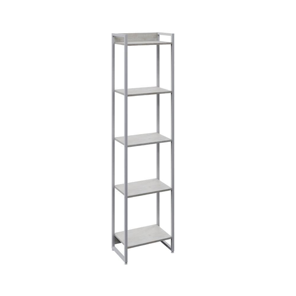 Estante Dynamica 45x30x187cm C/05 Prateleiras Snow / Snow /