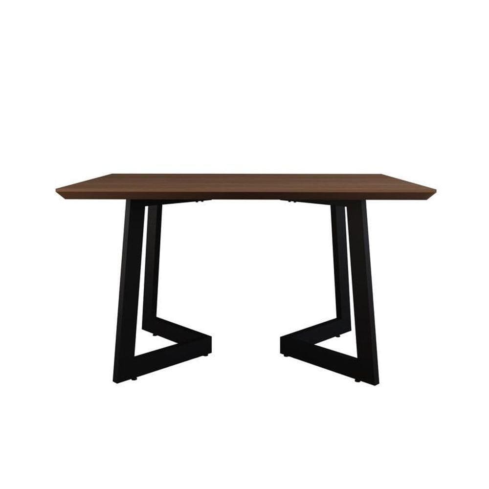 Mesa De Jantar Com Tampo Toronto 180 Cm Nogueira