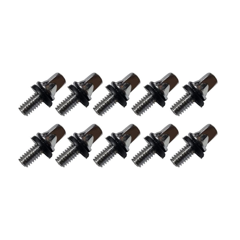 Kit 10 Parafuso Para Pedal De Bumbo Bateria 12Mm X 5Mm 7/32
