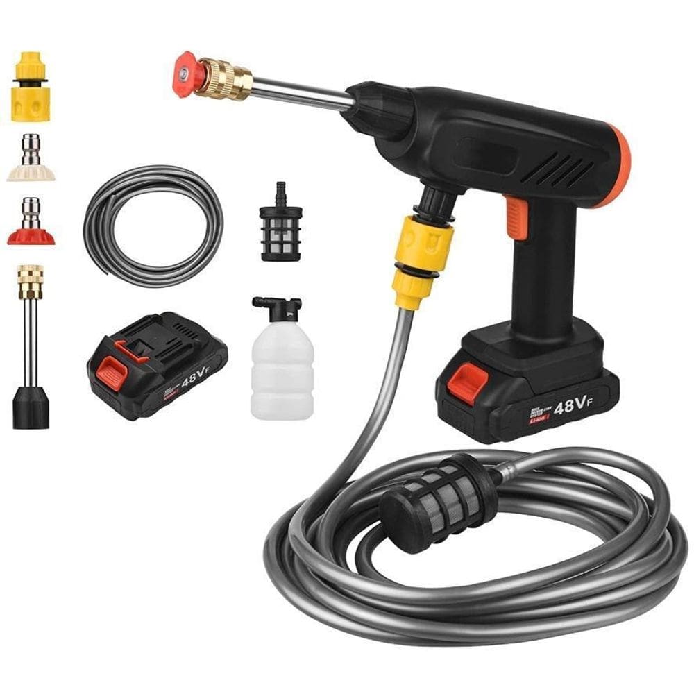 Lava Jato De Carro Portátil - Potência Bateria Recarregável