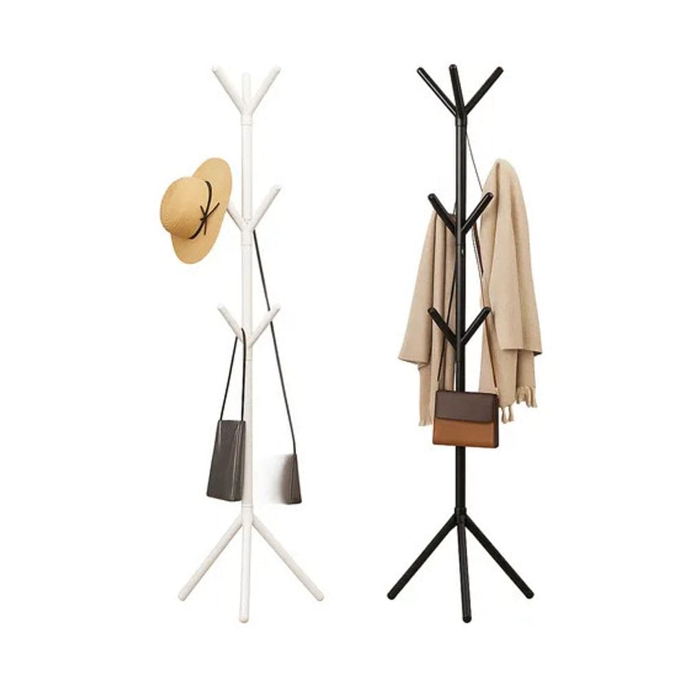 Cabideiro de Chão 9 Ganchos Organizador para Roupas Mancebo Desmontável