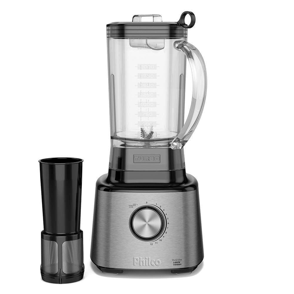 Liquidificador Plq2100Pi Turbo 1400W Philco Inox 3L 220V