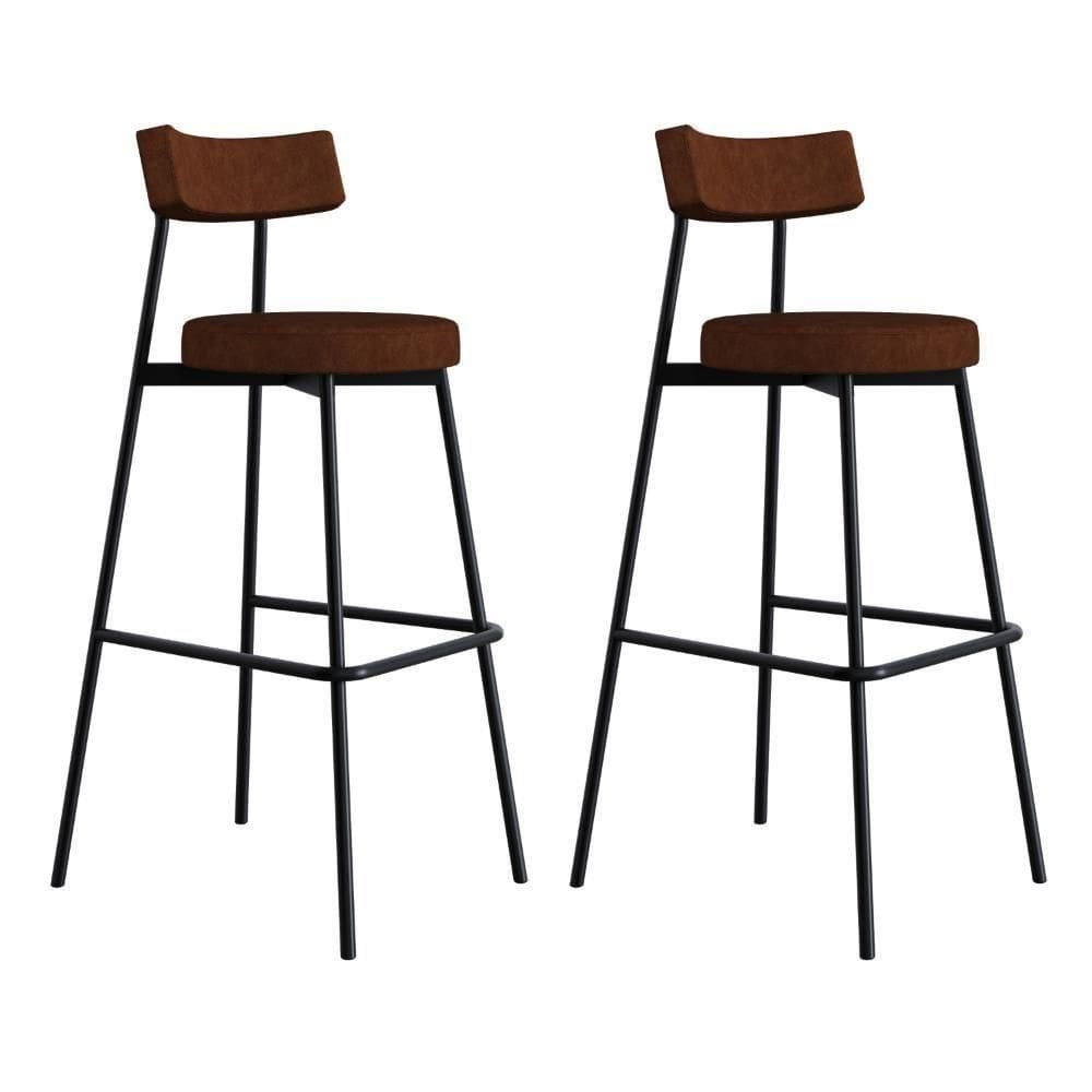 Banqueta Alta Stout Ae: 100 / Aa: 75cm C/02 Un. Courino Whisky
