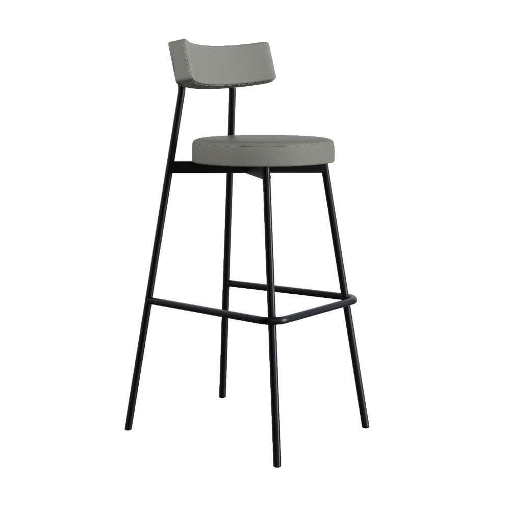 Banqueta Alta Stout Ae: 100 / Aa: 75cm Bqst7510 Courino Venus Cinza Cinza