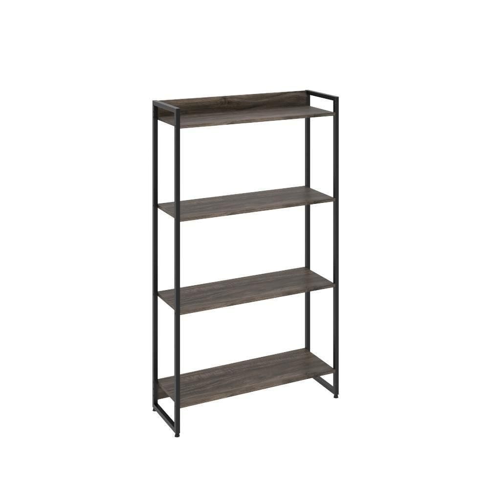 Estante Dynamica 80x30x146cm C/04 Prateleiras Carvalho Dark / Carvalho Dark /
