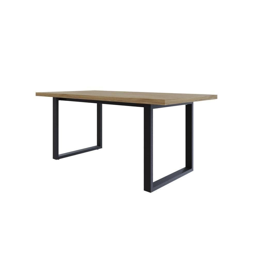 Mesa De Jantar Queens R 180x90x77cm Qemj9180r Vermont Oak - Vermont Oak/