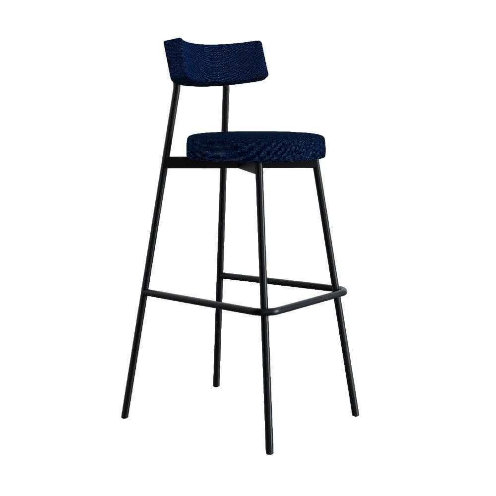 Banqueta Alta Stout Ae: 100 / Aa: 75cm Bqst7510 Azul Corriente Azul Corriente