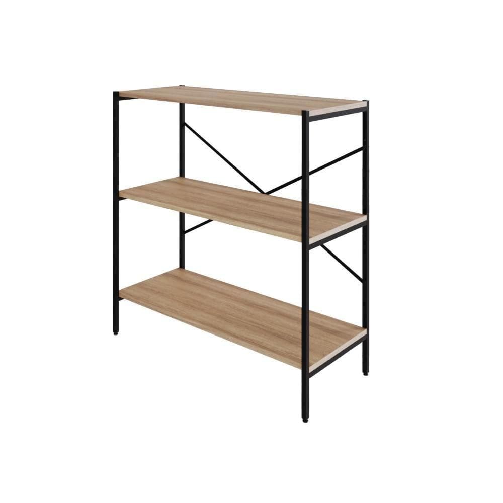 Estante C/03 Prateleiras 84x80x33cm Tub Tueh883 Lâmina Mel - Lâmina Mel /