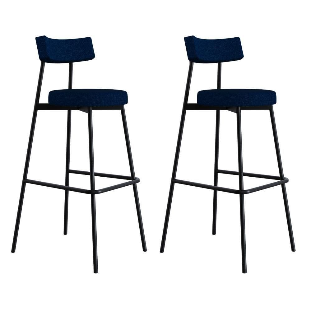Banqueta Alta Stout Ae: 100 / Aa: 75cm C/02 Un. Azul Corriente Azul Corriente