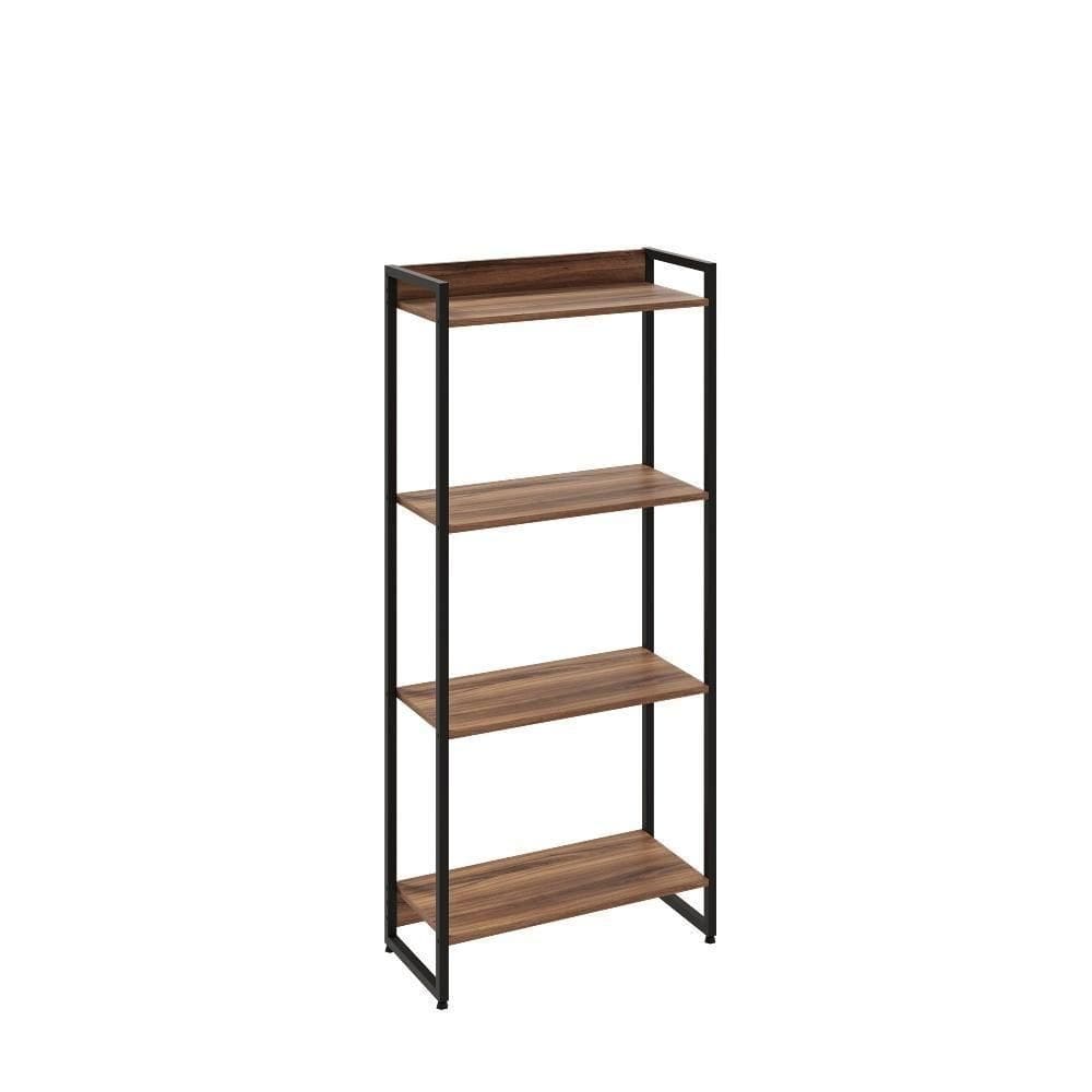Estante Dynamica 60x30x146cm C/04 Prateleiras Nogal / Nogal /