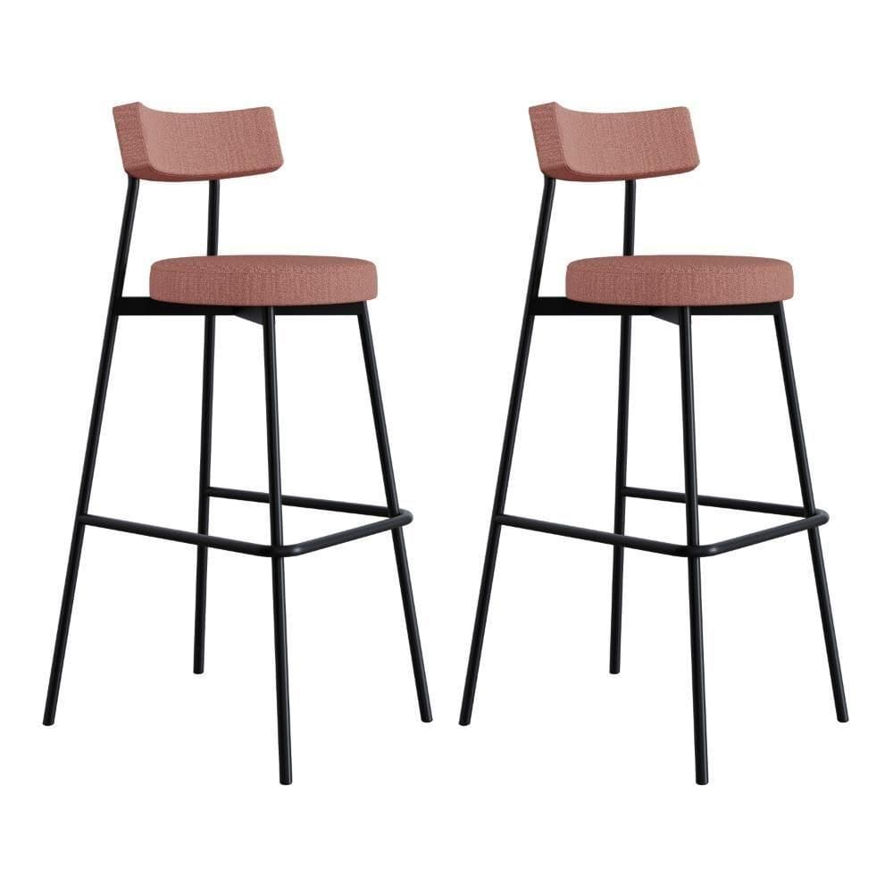 Banqueta Alta Stout Ae: 100 / Aa: 75cm C/02 Un. Rosa Linked Rosa Linked