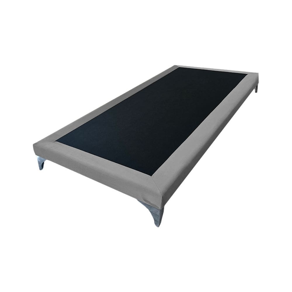 Cama Montessoriana Adulto Oriental Premium Solteiro Veludo Cinza
