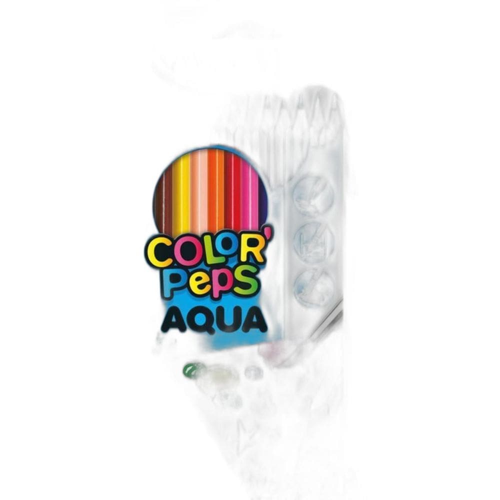 Lapis De Cor Aquarelavel Color Peps 12Cores+Pincel