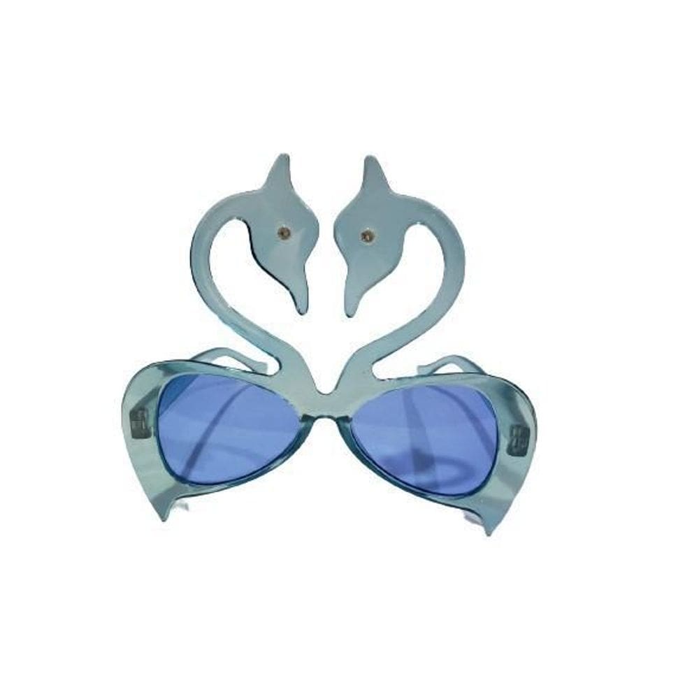 Óculos Infantil Em Forma De Cisne Flamingo Azul