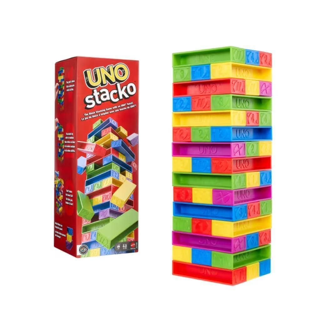 Uno Jogo De Tabuleiro Stacko Jgt89 - Mattel