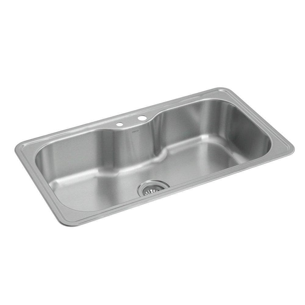 Cuba Deca Facile 80X40  Deck - Inox Escovado