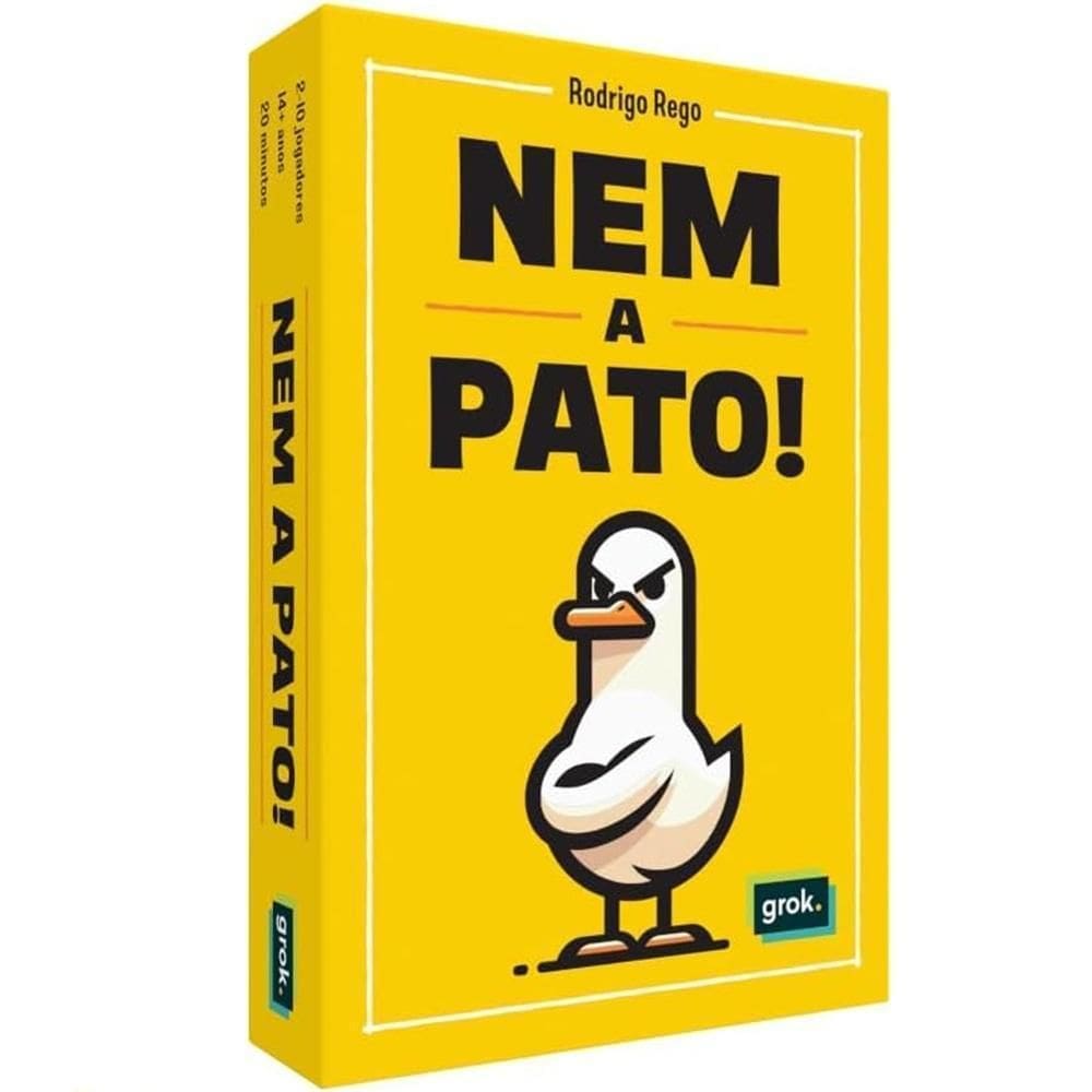 Jogo De Cartas Nem A Pato - Grok Games