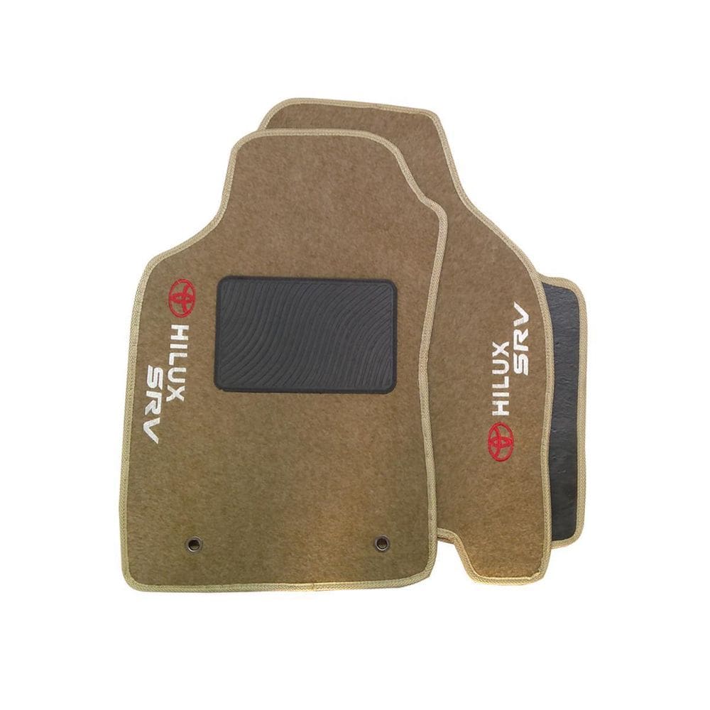 Kit Tapete Carpete Para Hilux Srv 2005 Até 2011 Caramelo