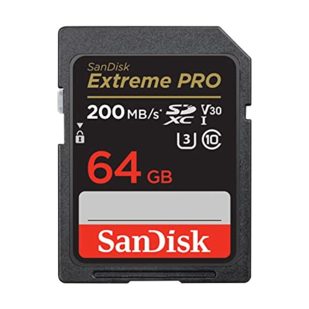 Cartão de memória SanDisk Extreme PRO SDXC 64GB UHS-I C10, U3, V30