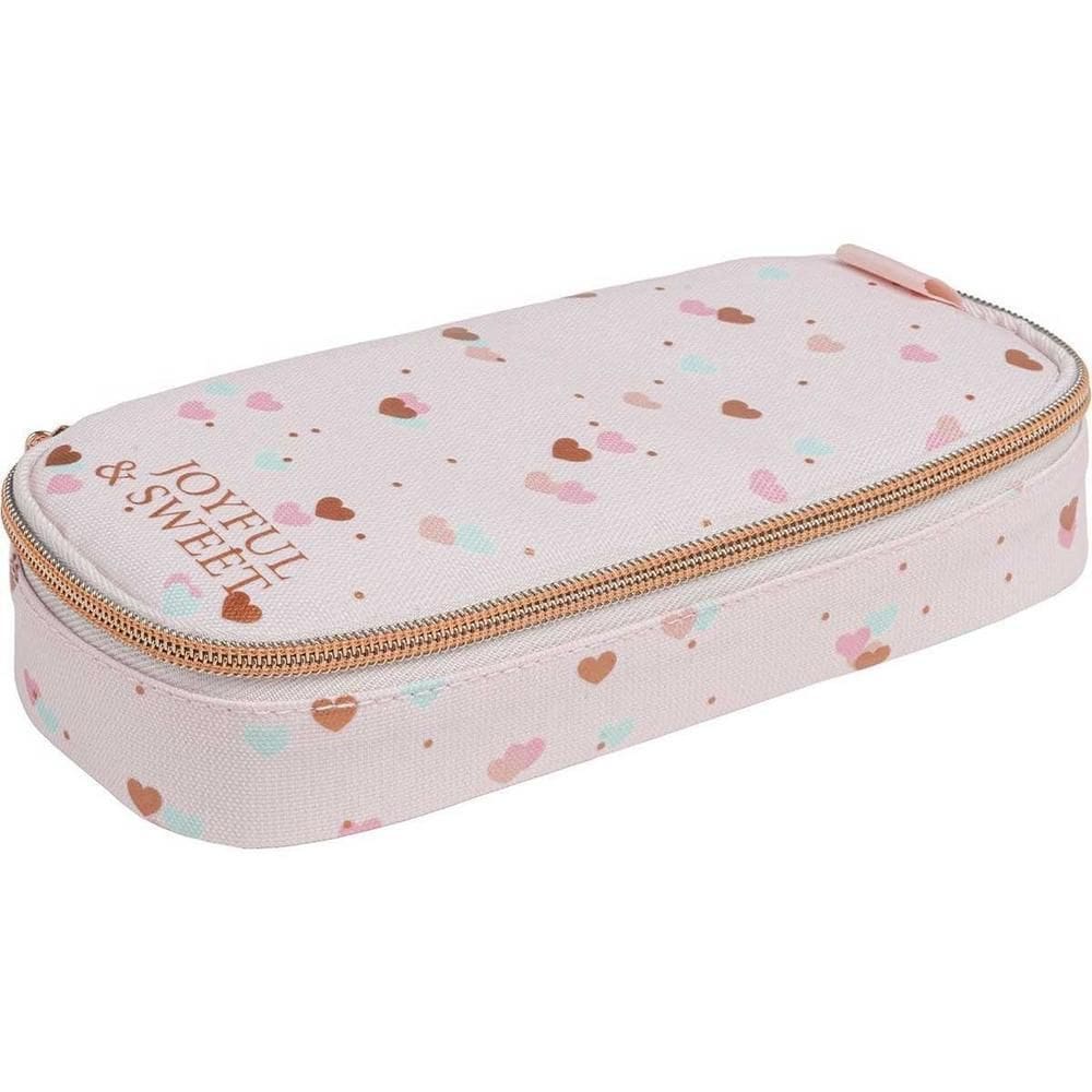 Estojo Minibox Academie Coracoes Metalizados Tilibra