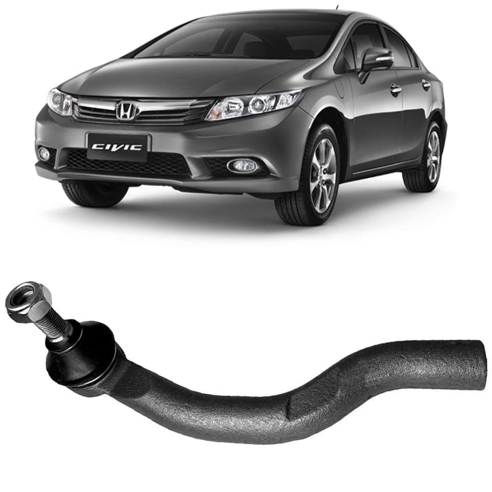 Terminal Direção Passageiro Civic 2012 a 2016 Newparts