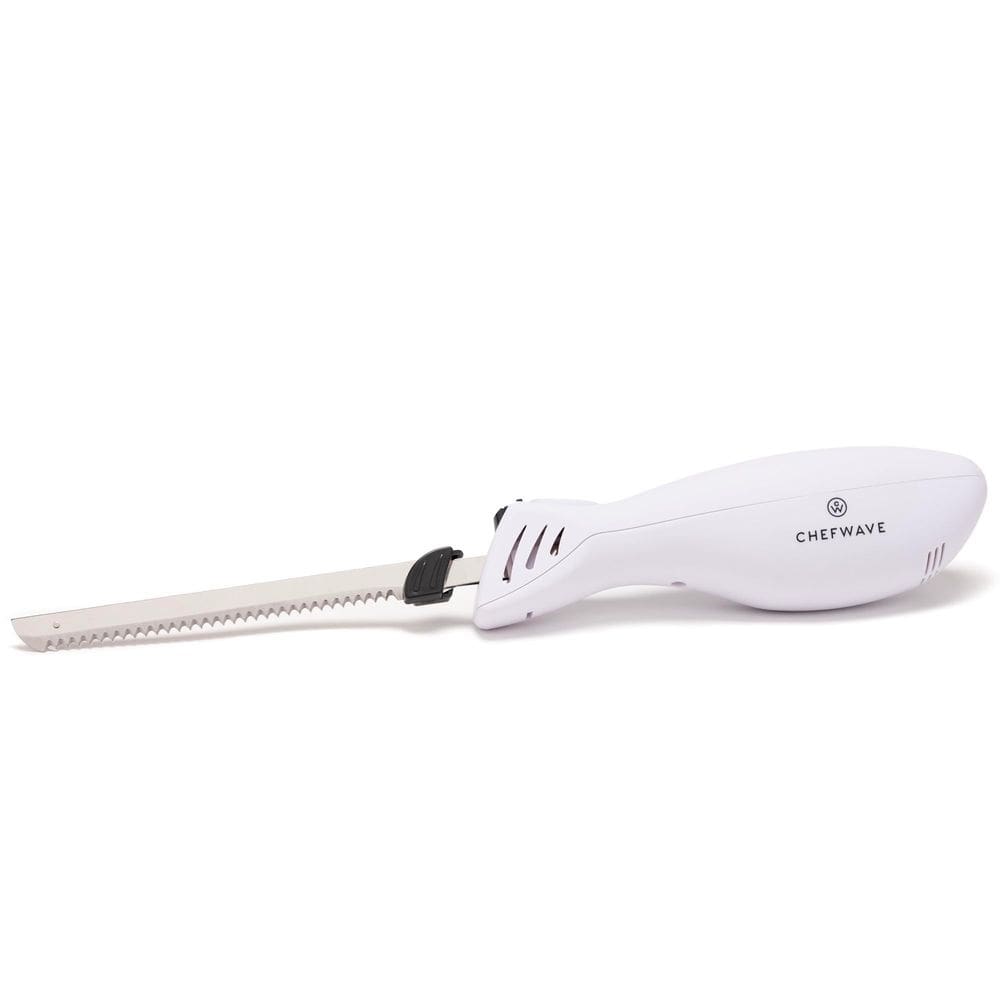 Faca elétrica ChefWave sem fio recarregável com 2 lâminas
