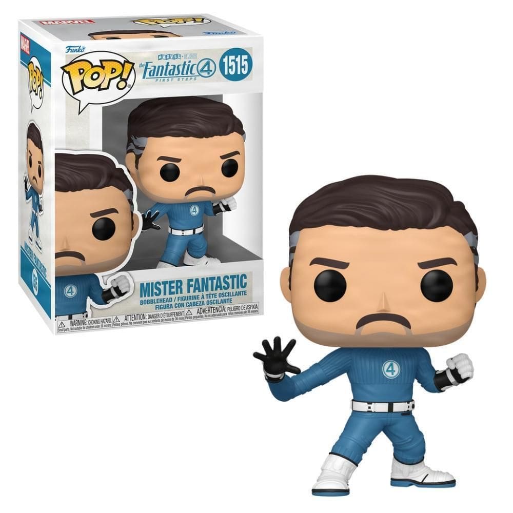 Boneco Funko Pop Quarteto Fantástico Sr. Fantástico