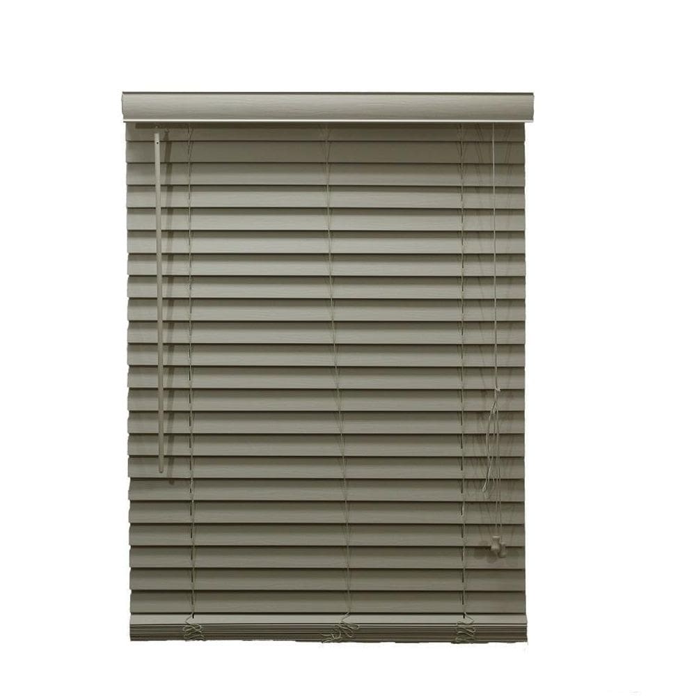 Persiana Horizontal Pvc 50Mm Natural Bege 60 L X 160 A Bandô