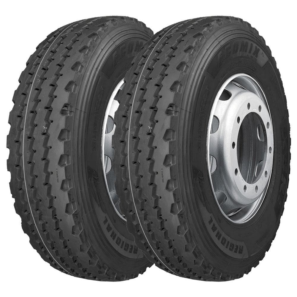 Pneu XBRI Ecomix P2 295/80 R22.5 Aro 22.5 152/149L TL Misto Direcional Kit2