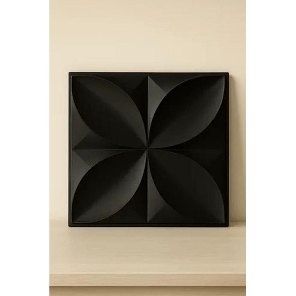 Revestimento 3D Parede Placa Pvc 30X30Cm Kit 25Un + Fita 3M