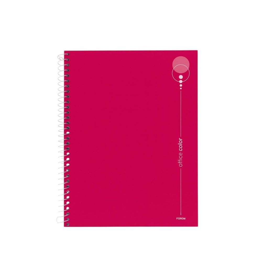 Caderno Universitario 1 Materia Office Color Foroni Rosa