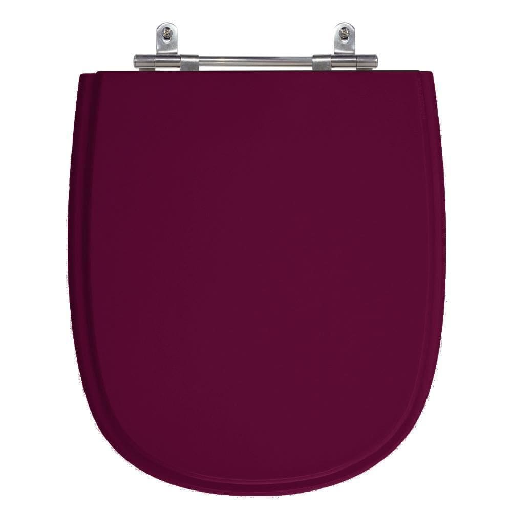 Assento Laqueado Sabatini Bordo Tampa Vaso Icasa Em Mdf