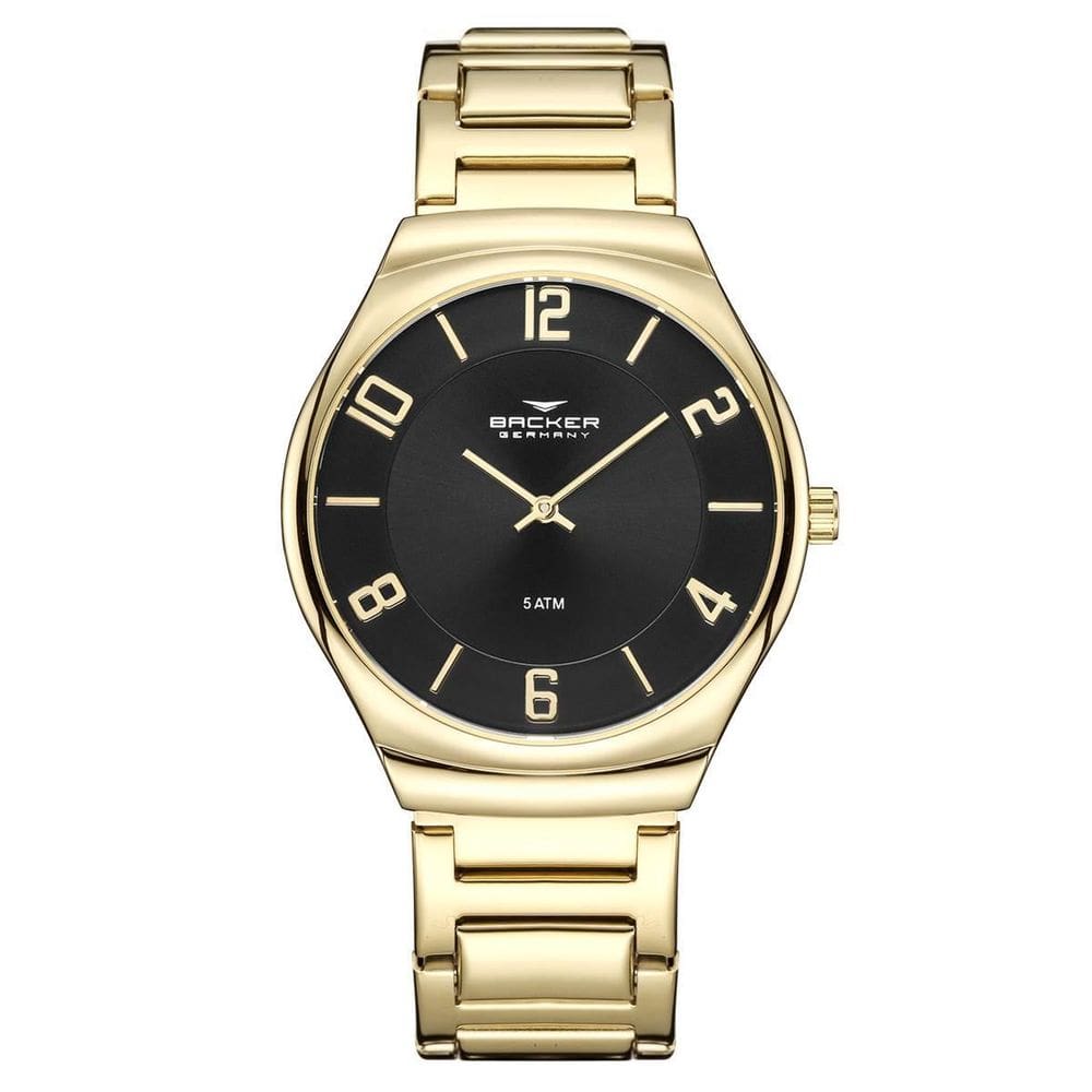 Relógio Backer Feminino Ref: 6323145M Pr Casual Dourado
