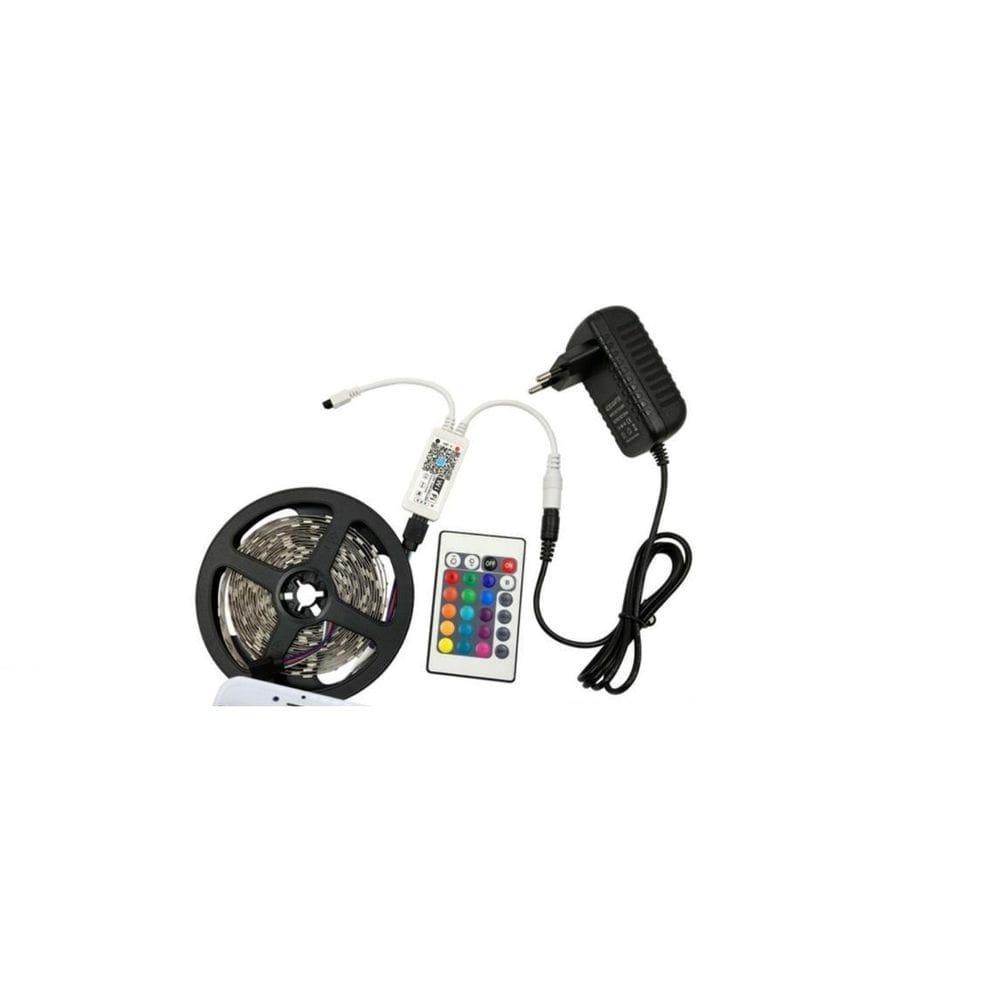 Tira De Luz De Led Fita Flexivel Rgb 5050 Waterproof Ip20