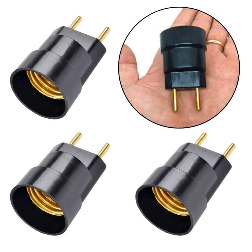 Bocal Soquete Porta Lampada Borne Embutido Base E27 03 Un