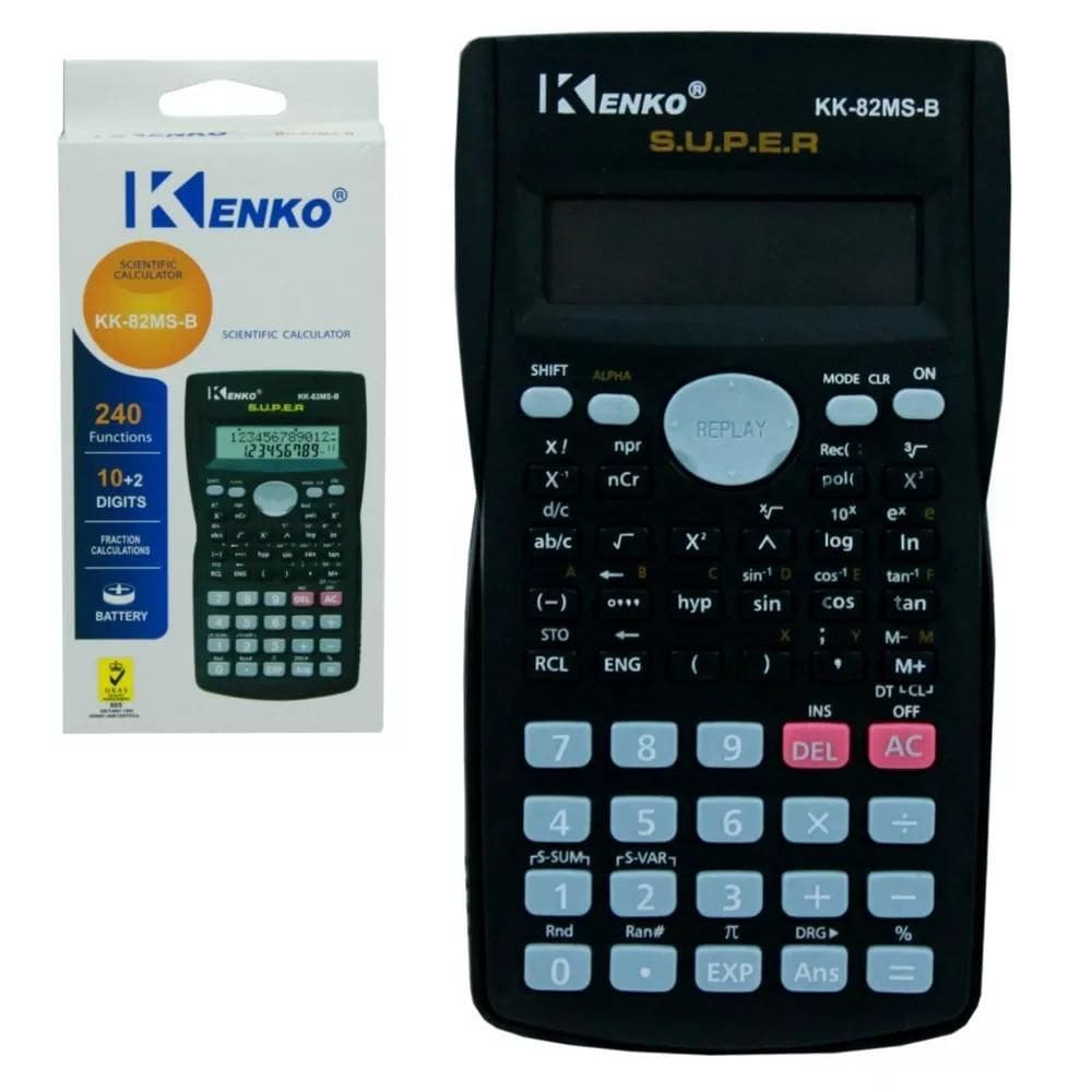 Calculadora Científica Kenko Kk-82Ms 240 Funções