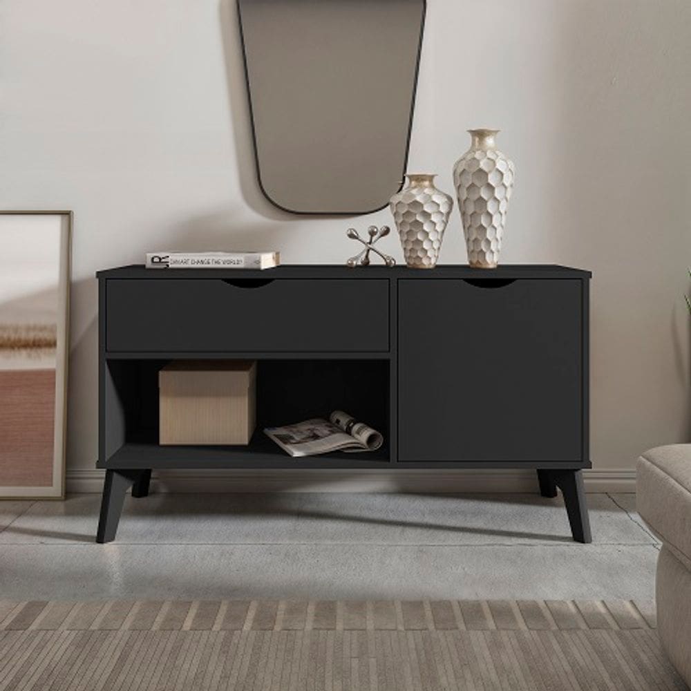 Buffet Aparador London Preto - RV Móveis