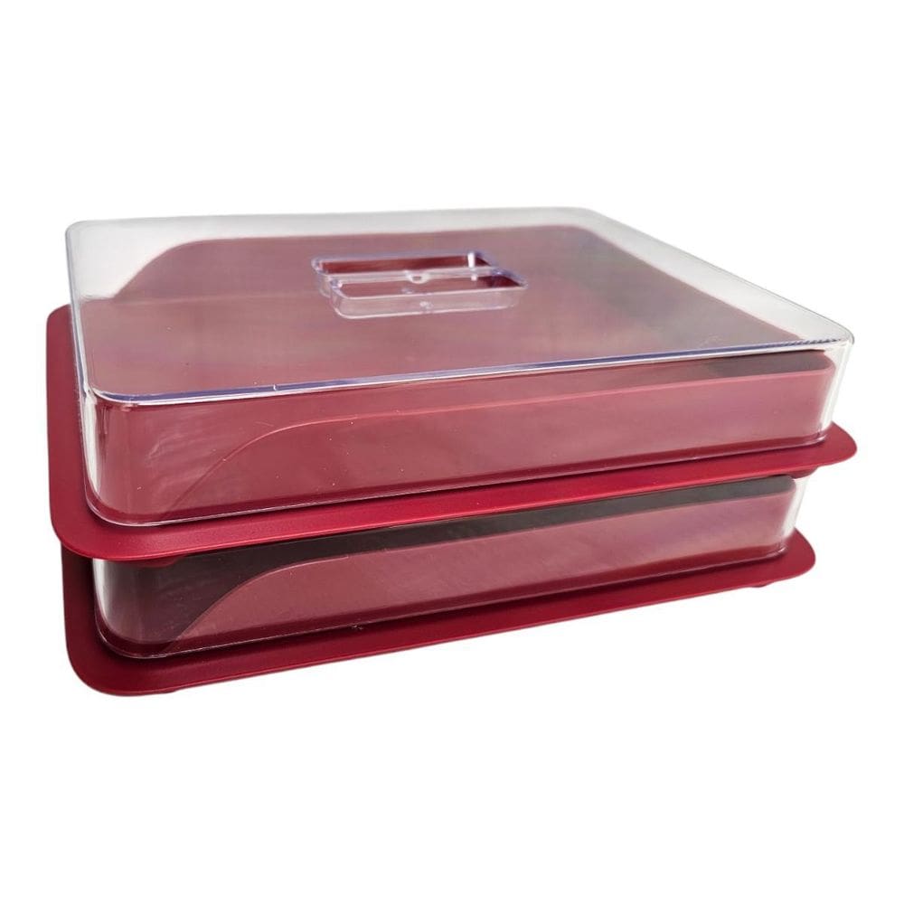 Kit 02 Porta Frios Organizador Geladeira Acrílico E Plástico