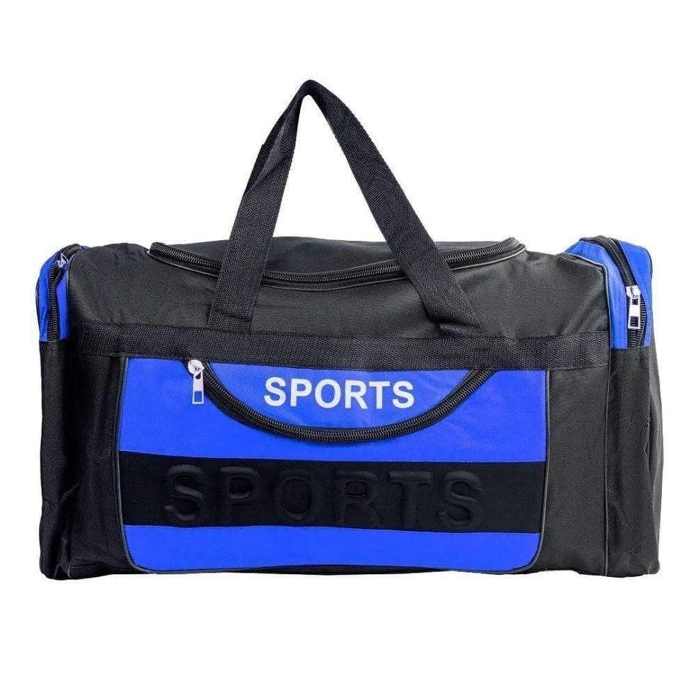 Bolsa Mala De Mao Esportiva Mochila Sacola Treino Academia Viagem Masculina Feminina Azul