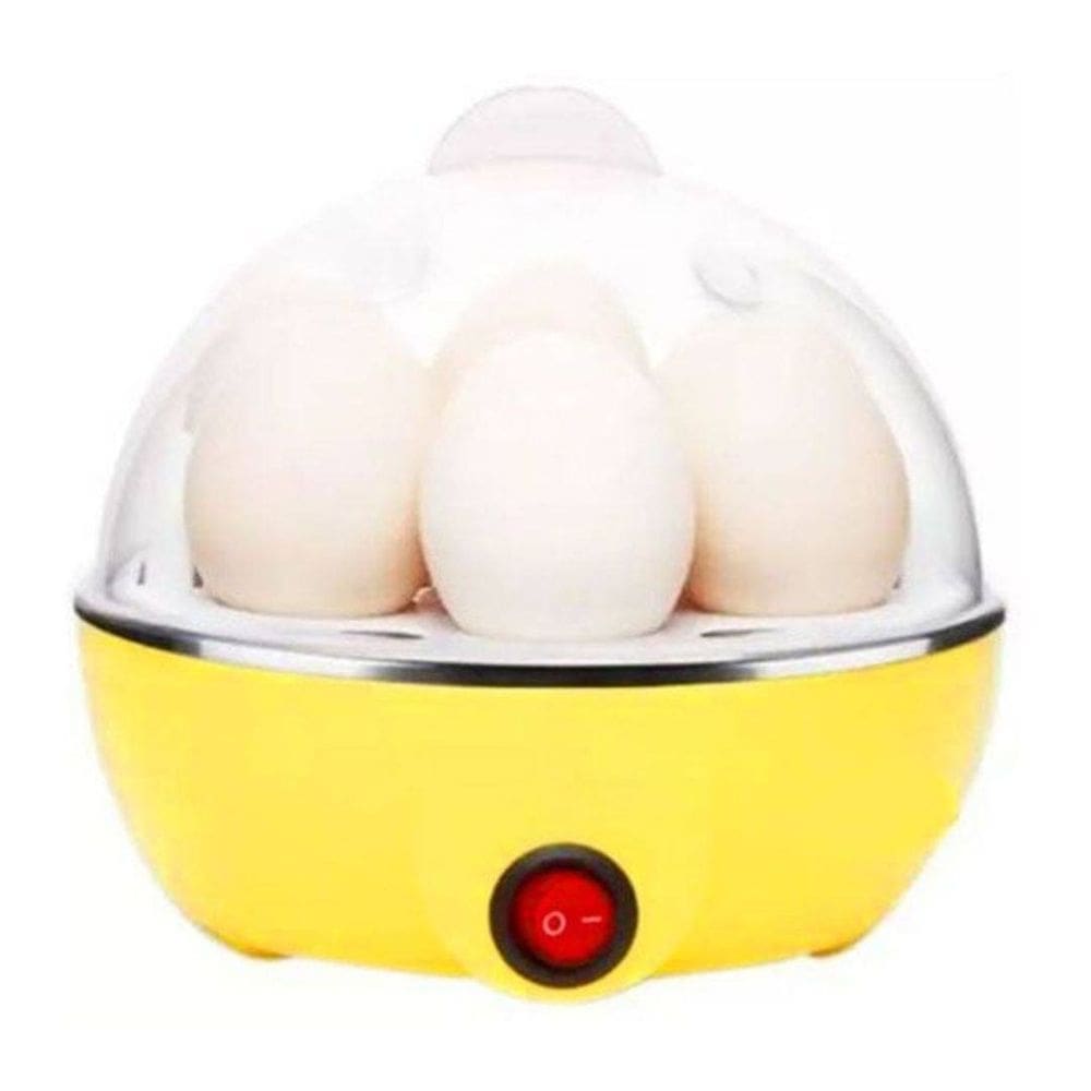 Máquina Processador Egg Cooker Cozedor Ovos  Amarelo 110v