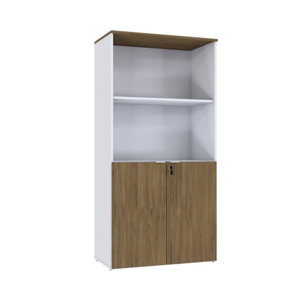 Armário Alto Estante Com 02 Portas 161,5x80x42cm Wlae80 Com vermont Oak