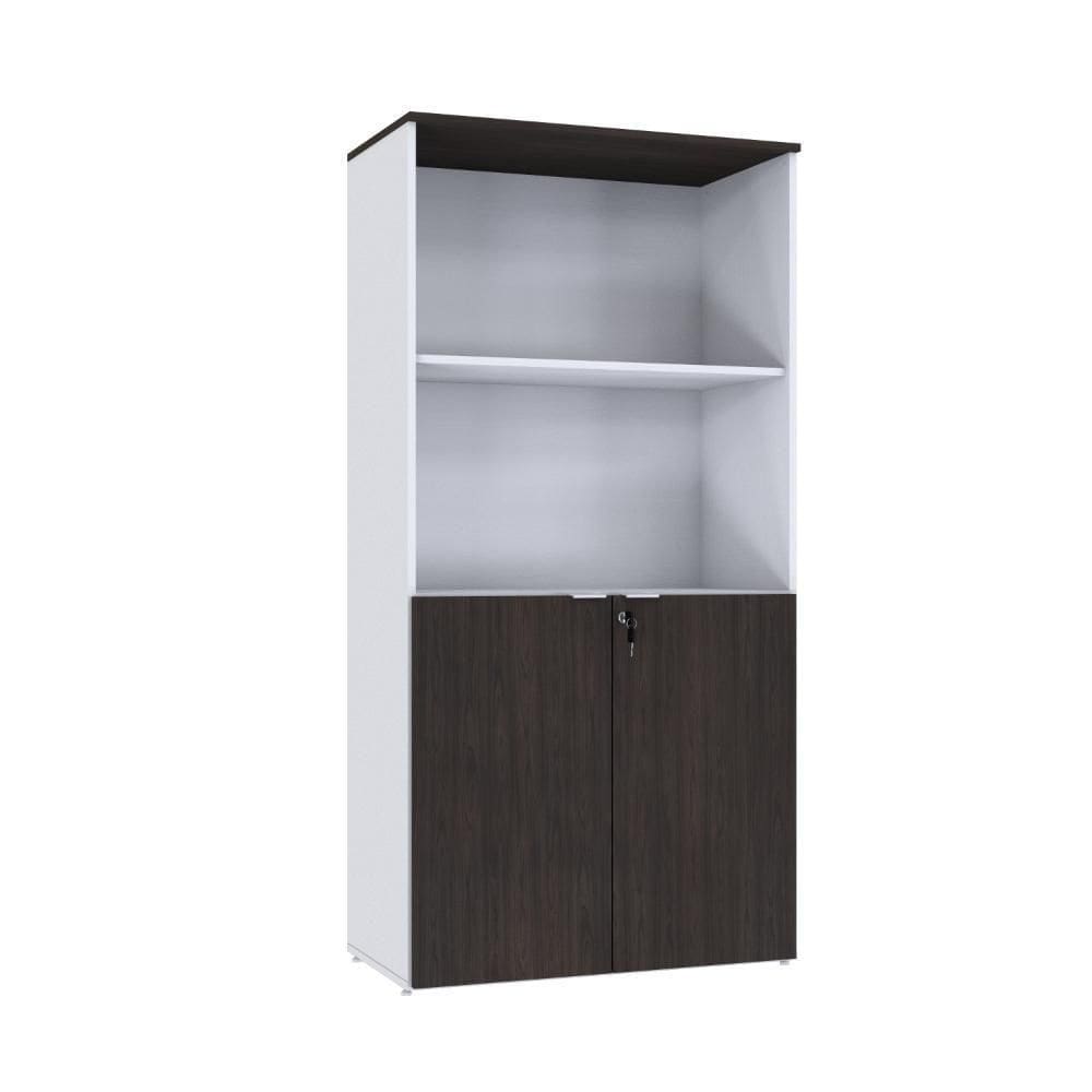 Armário Alto Estante Com 02 Portas 161,5x80x42cm Wlae80 Com terracota