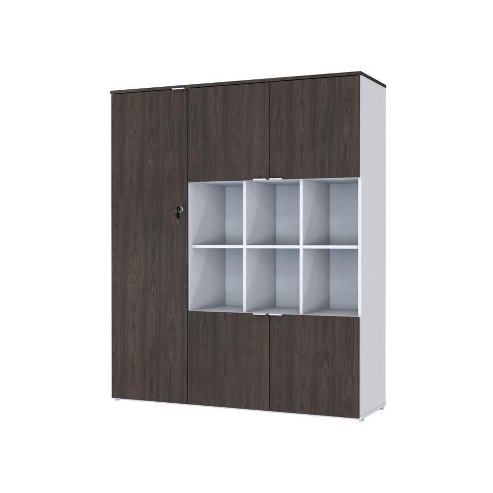 Armário Alto Com nichos E 05 Portas 161,5x135x42cm Wlan135 Com terracota