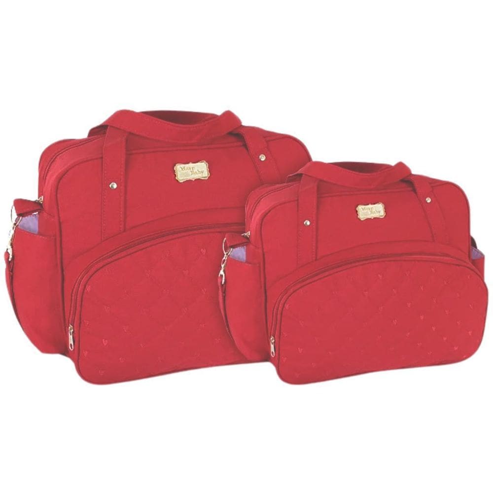 Kit Bolsas Maternidade Mave Baby Top Line Vermelho