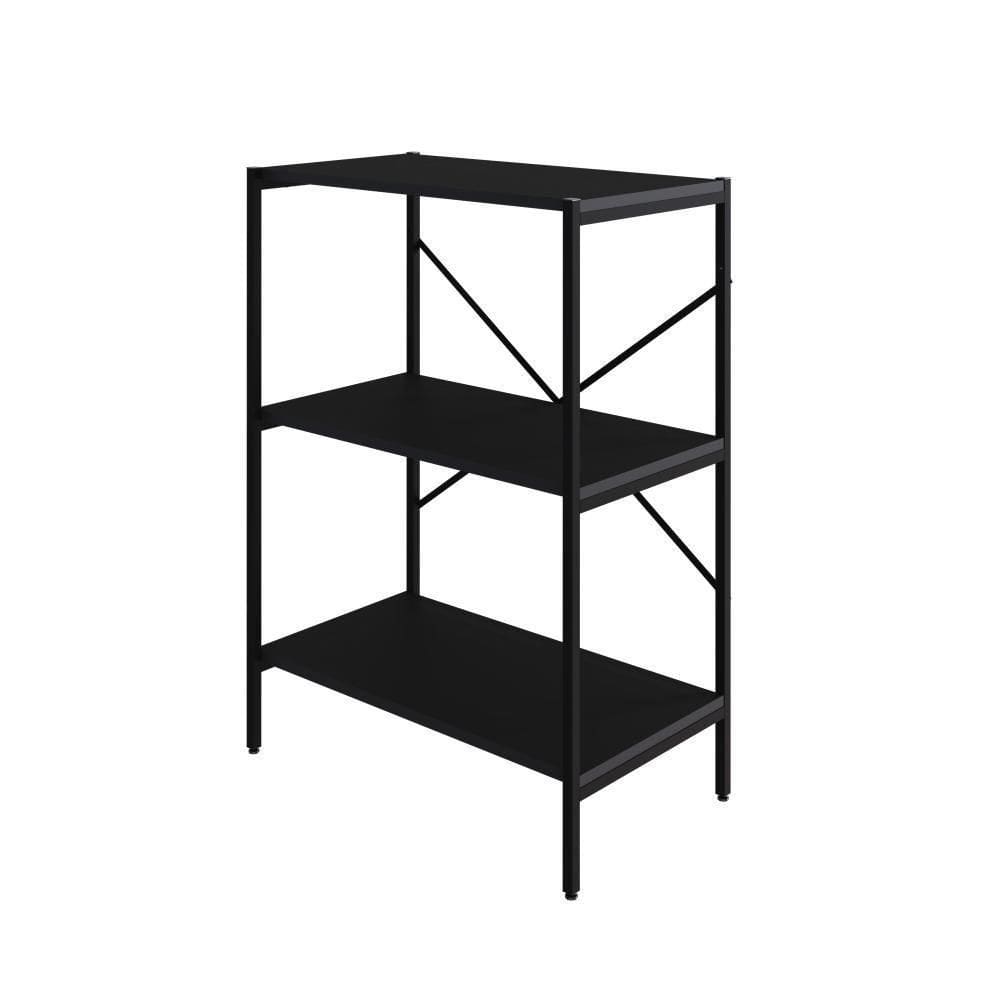 Estante C/03 Prateleiras 84x60x33cm Tub Tueh863 Preto ônix - Preto ônix /