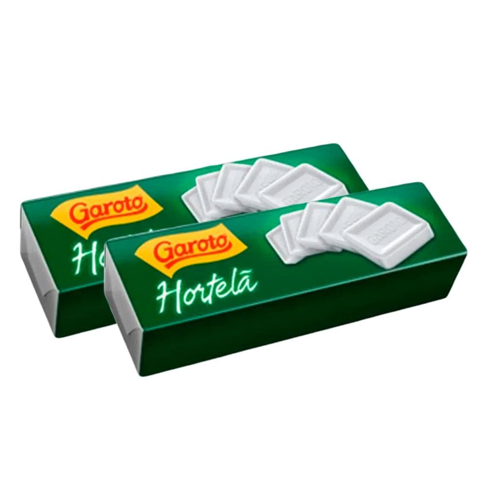 Kit 3 Pastilha Garoto Hortelã com 17g