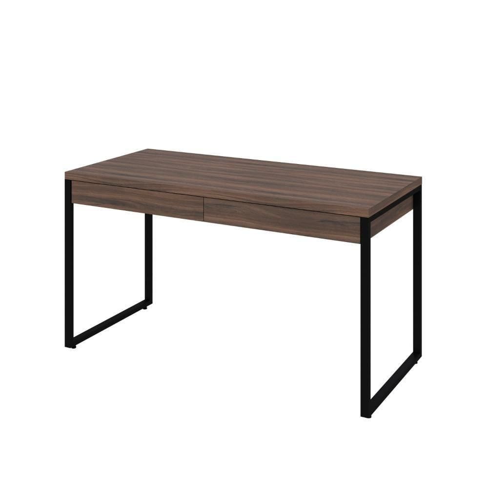Mesa Kuadra Office 135x60x75cm C-02 Gavetas Nogal - Nogal -